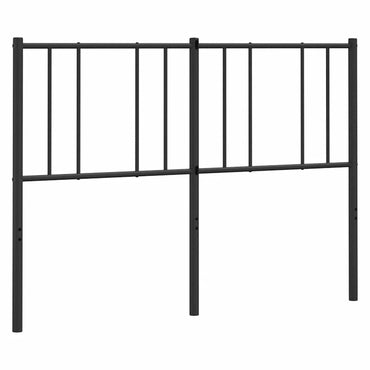 vidaXL Ersatz-Kopfteil Metall Schwarz 150 cm