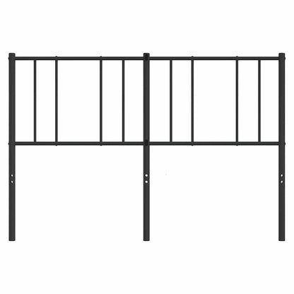 vidaXL Ersatz-Kopfteil Metall Schwarz 150 cm