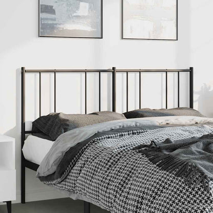 vidaXL Ersatz-Kopfteil Metall Schwarz 150 cm