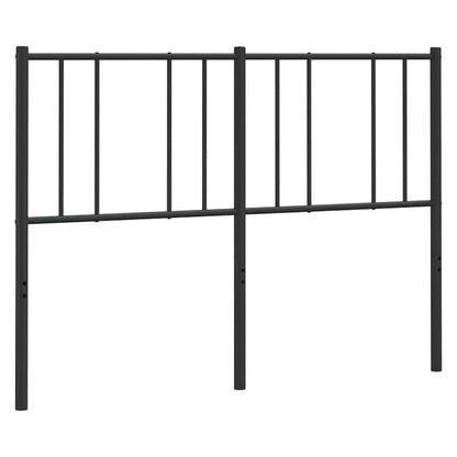 vidaXL Ersatz-Kopfteil Metall Schwarz 160 cm