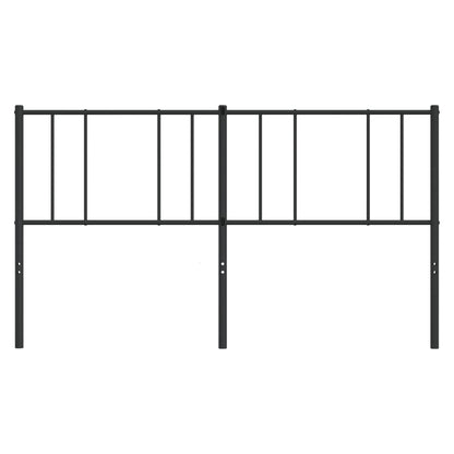 vidaXL Ersatz-Kopfteil Metall Schwarz 193 cm