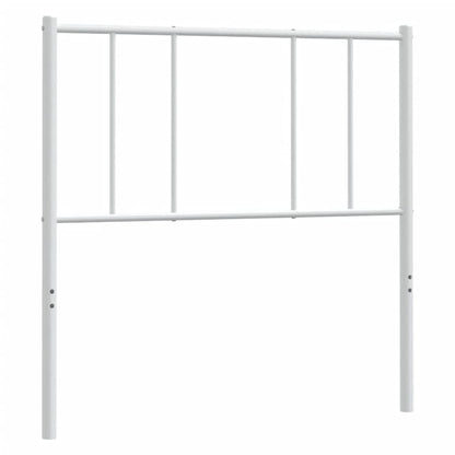 vidaXL Ersatz-Kopfteil Metall Weiß 90 cm