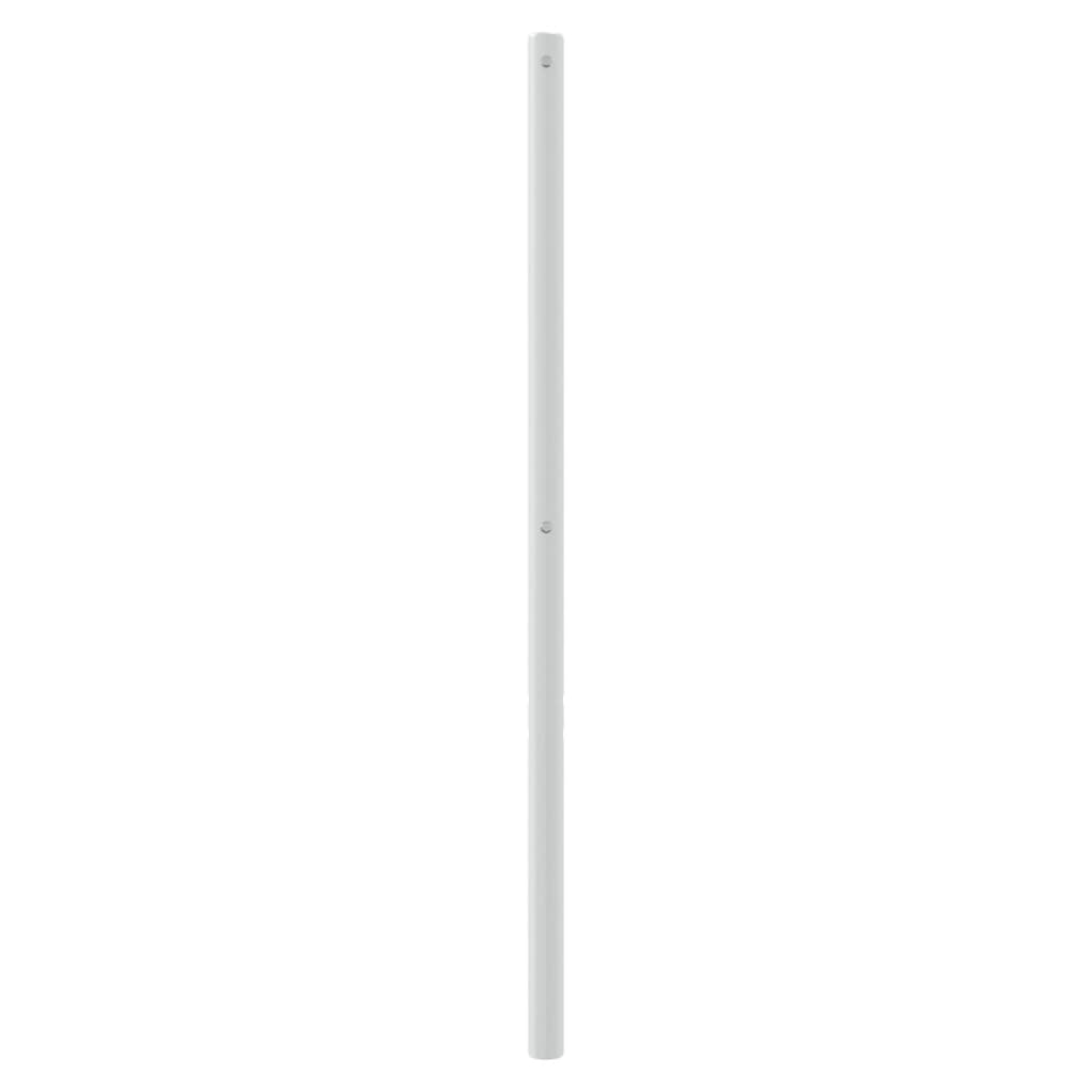 vidaXL Ersatz-Kopfteil Metall Weiß 90 cm