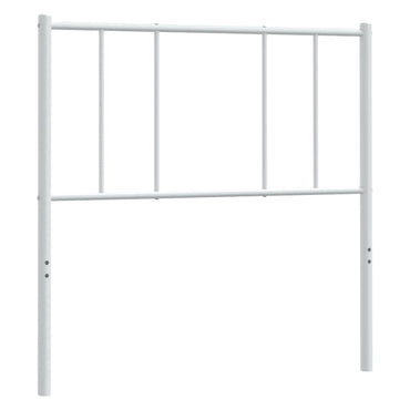 vidaXL Ersatz-Kopfteil Metall Weiß 100 cm