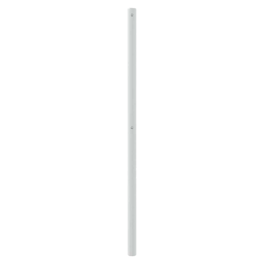 vidaXL Ersatz-Kopfteil Metall Weiß 180 cm
