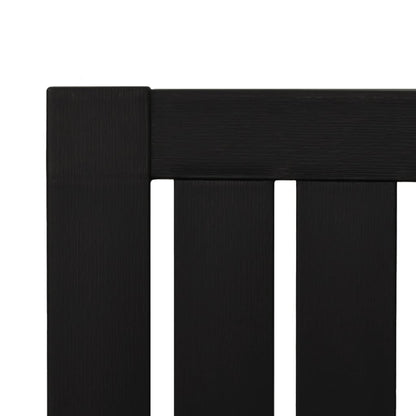 vidaXL Chaises de jardin Adirondack 2 pcs Noir Polypropylène