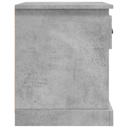 vidaXL Nachttisch Betongrau 39x39x47,5 cm Holzwerkstoff