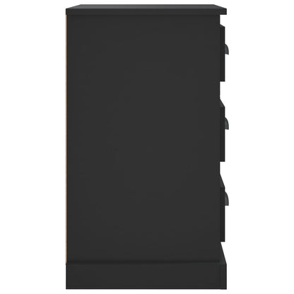vidaXL Table de chevet Noir 39x39x67 cm Bois d'ingénierie
