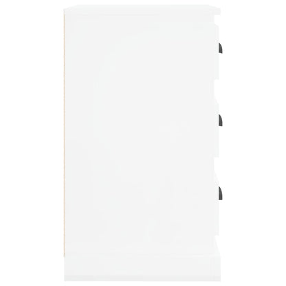 vidaXL Nachttisch Hochglanz-Weiß 39x39x67 cm Holzwerkstoff
