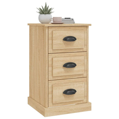 vidaXL Table de chevet chêne Sonoma 39x39x67 cm Aggloméré