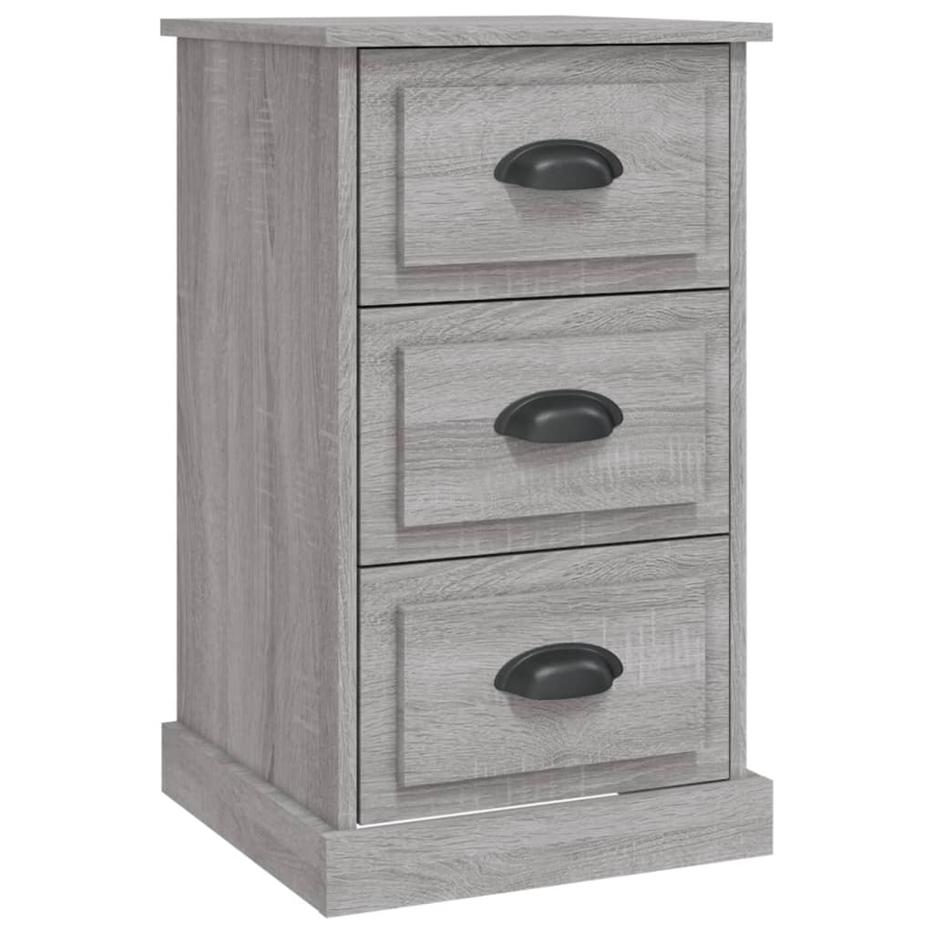 vidaXL Nachttisch Grau Sonoma 39x39x67 cm Holzwerkstoff