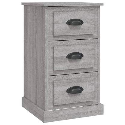 vidaXL Nachttisch Grau Sonoma 39x39x67 cm Holzwerkstoff