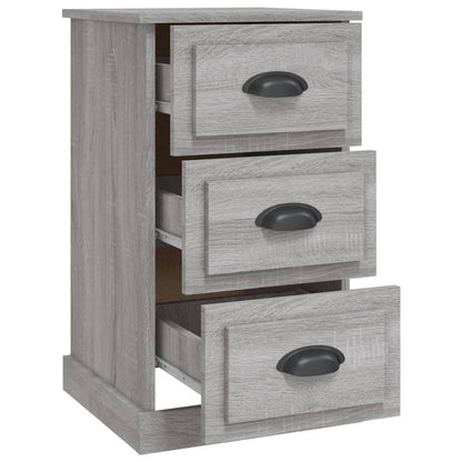 vidaXL Nachttisch Grau Sonoma 39x39x67 cm Holzwerkstoff