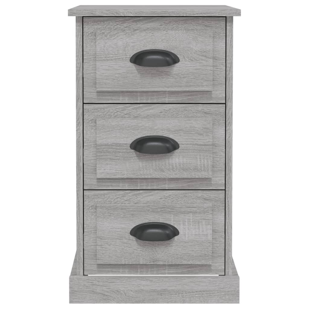 vidaXL Nachttisch Grau Sonoma 39x39x67 cm Holzwerkstoff