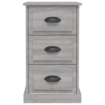 vidaXL Nachttisch Grau Sonoma 39x39x67 cm Holzwerkstoff