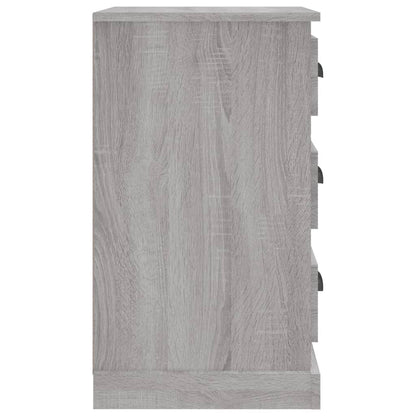 vidaXL Nachttisch Grau Sonoma 39x39x67 cm Holzwerkstoff