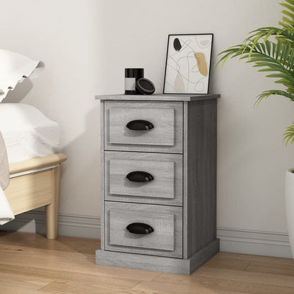 vidaXL Nachttisch Grau Sonoma 39x39x67 cm Holzwerkstoff