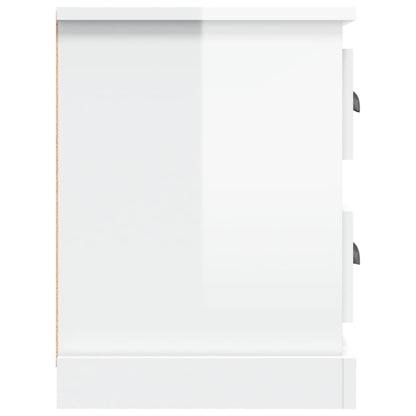 vidaXL TV-Schrank Hochglanz-Weiß 102x35,5x47,5 cm Holzwerkstoff