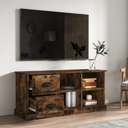 vidaXL TV-Schrank Räuchereiche 102x35,5x47,5 cm Holzwerkstoff