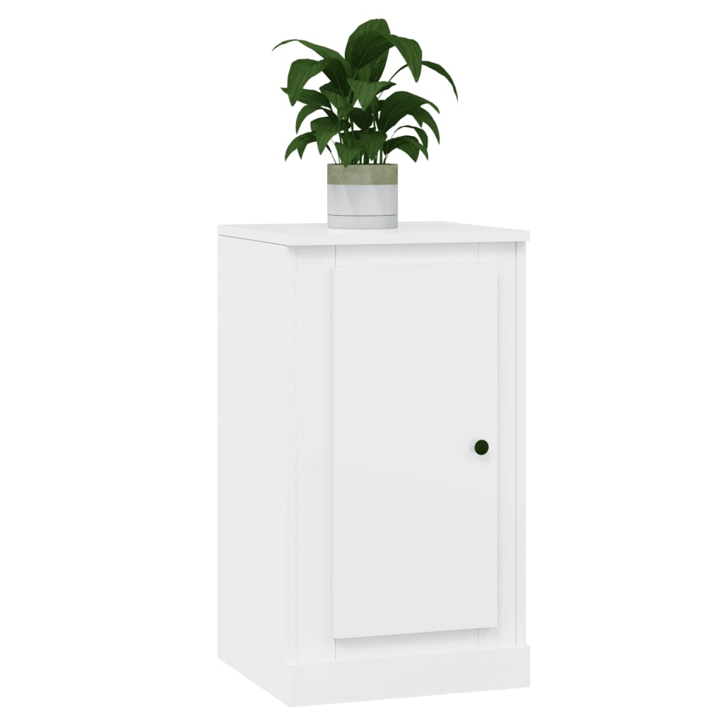 vidaXL Sideboard Hochglanz-Weiß 37,5x35,5x67,5 cm Holzwerkstoff