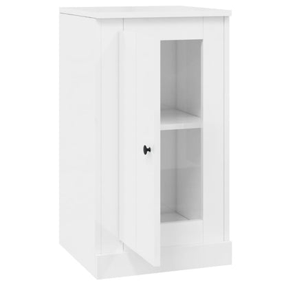 vidaXL Sideboard Hochglanz-Weiß 37,5x35,5x67,5 cm Holzwerkstoff