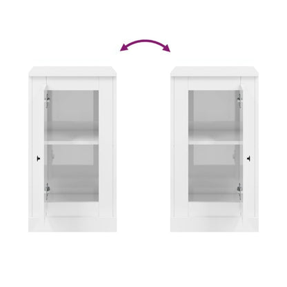 vidaXL Sideboard Hochglanz-Weiß 37,5x35,5x67,5 cm Holzwerkstoff
