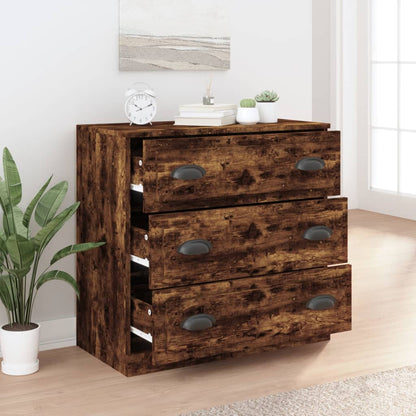 Sideboard Räuchereiche 70x35,5x67,5 cm Holzwerkstoff