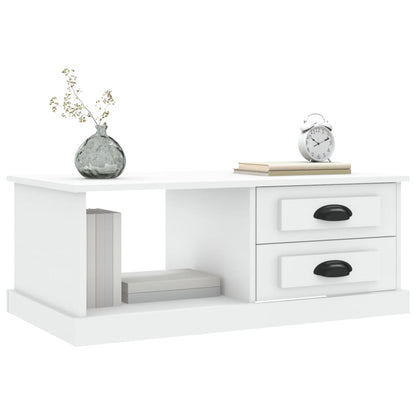 vidaXL Couchtisch Weiß 90x50x35 cm Holzwerkstoff