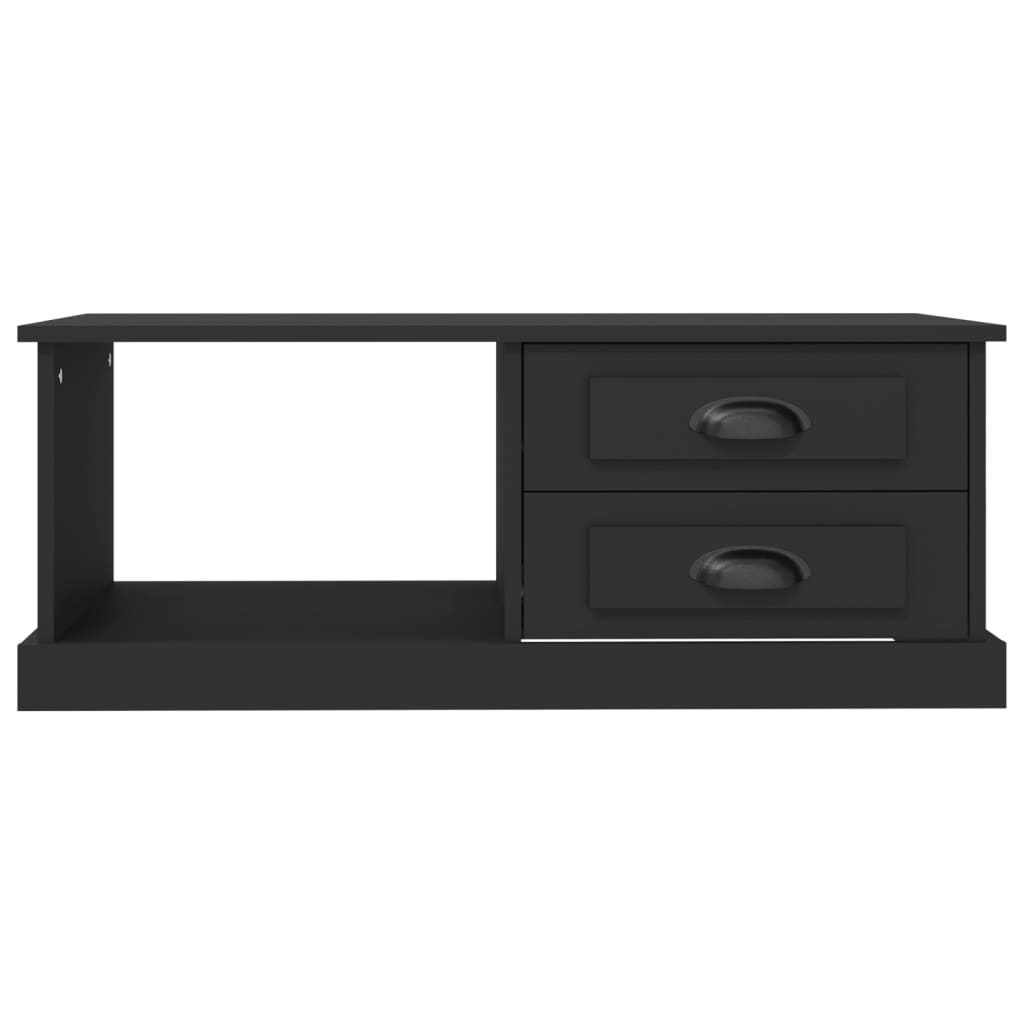 vidaXL Couchtisch Schwarz 90x50x35 cm Holzwerkstoff