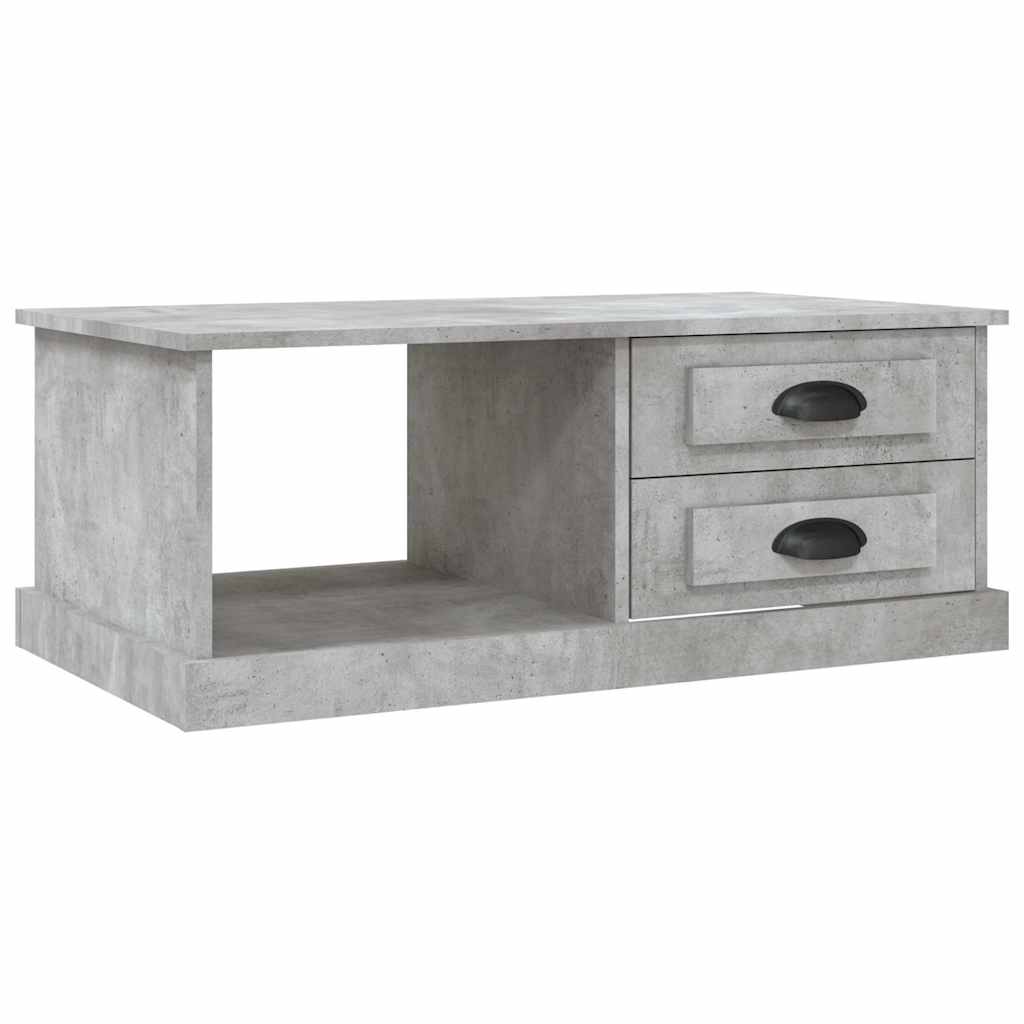 vidaXL Couchtisch Betongrau 90x50x35 cm Holzwerkstoff