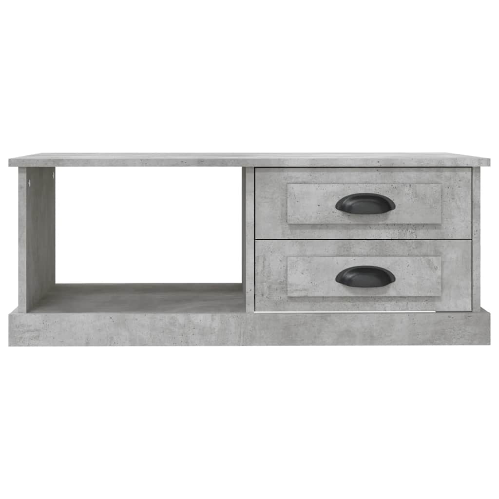 vidaXL Couchtisch Betongrau 90x50x35 cm Holzwerkstoff