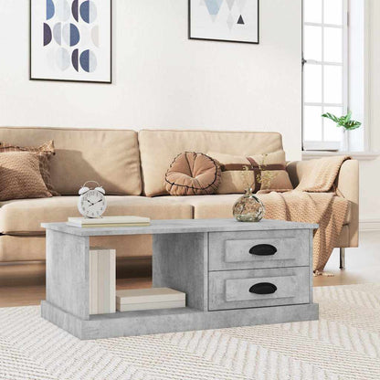 vidaXL Couchtisch Betongrau 90x50x35 cm Holzwerkstoff