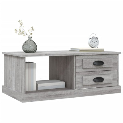 vidaXL Couchtisch Grau Sonoma 90x50x35 cm Holzwerkstoff