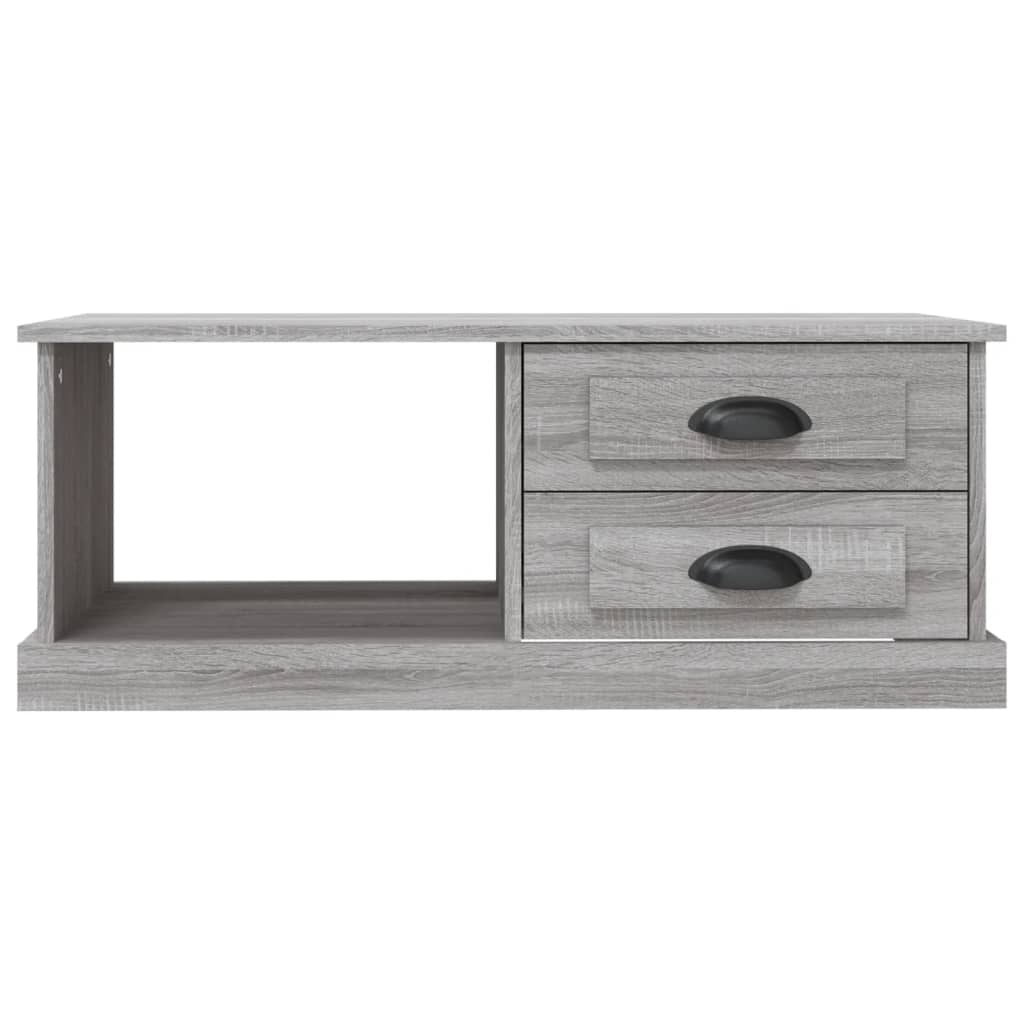 vidaXL Couchtisch Grau Sonoma 90x50x35 cm Holzwerkstoff