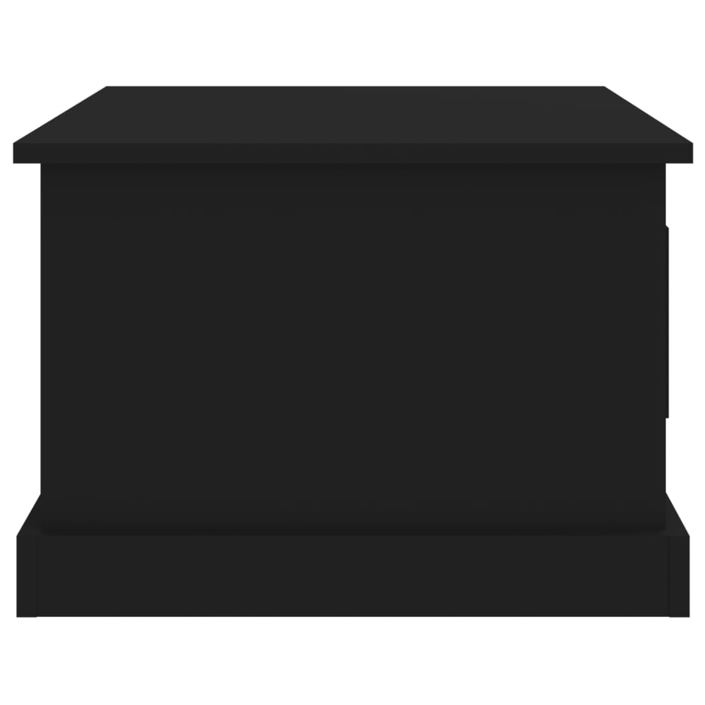 vidaXL Couchtisch Schwarz 50x50x35 cm Holzwerkstoff