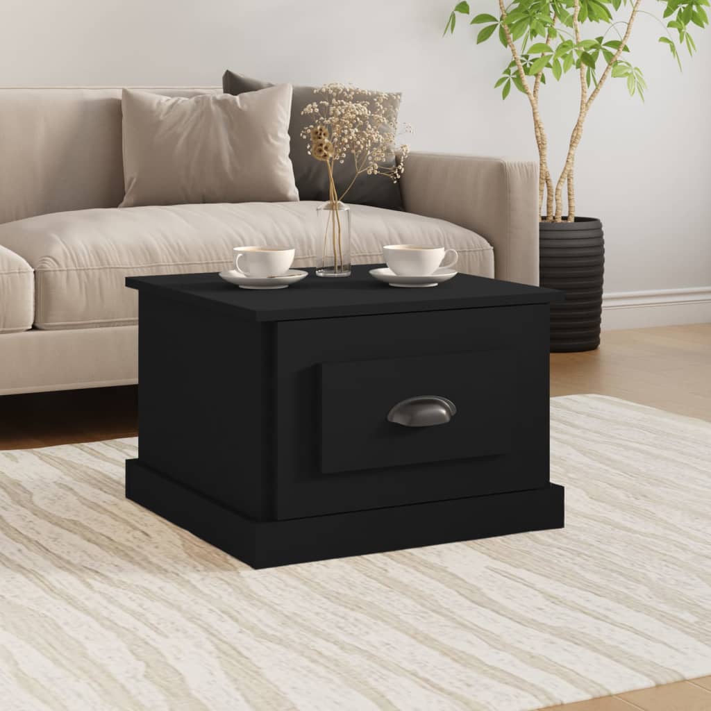 vidaXL Couchtisch Schwarz 50x50x35 cm Holzwerkstoff