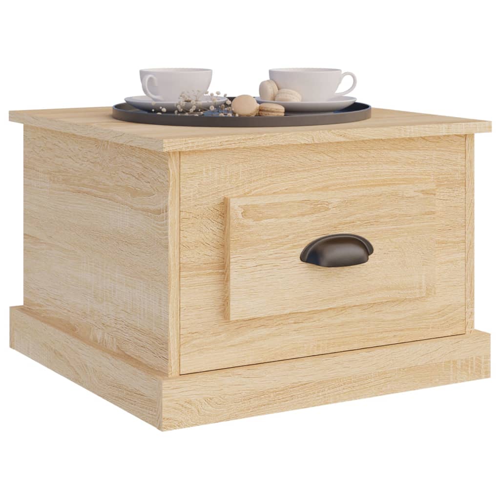 vidaXL Couchtisch Sonoma-Eiche 50x50x35 cm Holzwerkstoff
