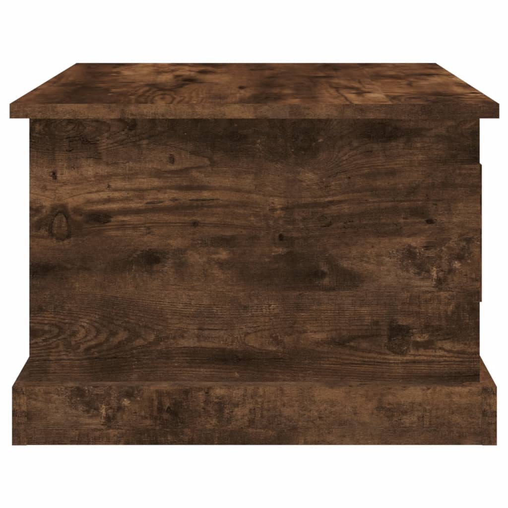 vidaXL Couchtisch Räuchereiche 50x50x35 cm Holzwerkstoff