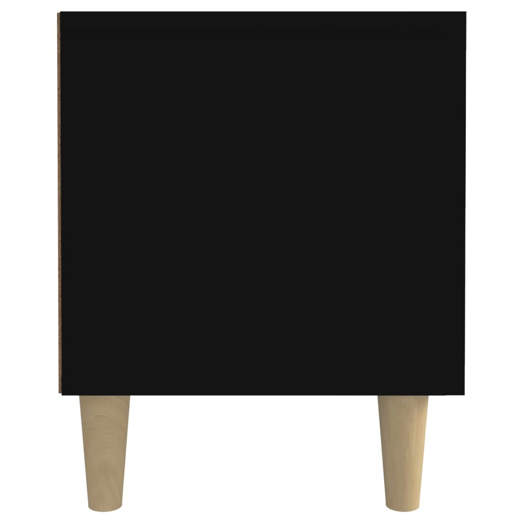 vidaXL Meuble TV Noir 180x31,5x40 cm Bois d'ingénierie