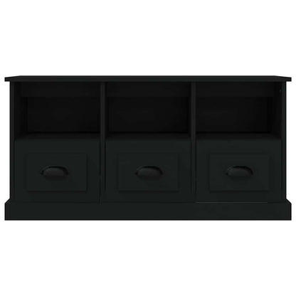 vidaXL Meuble TV Noir 100x35x50 cm Aggloméré