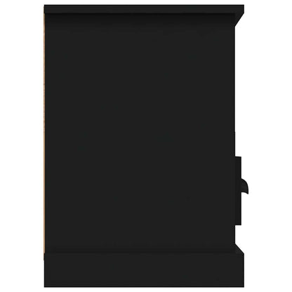 vidaXL Meuble TV Noir 100x35x50 cm Aggloméré