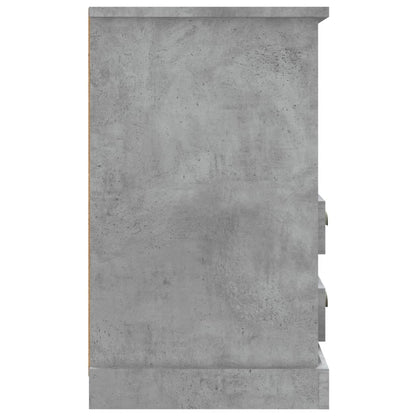 vidaXL Nachttische 2 Stk. Betongrau 43x36x60 cm
