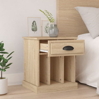 vidaXL Nachttische 2 Stk. Sonoma-Eiche 43x36x50 cm