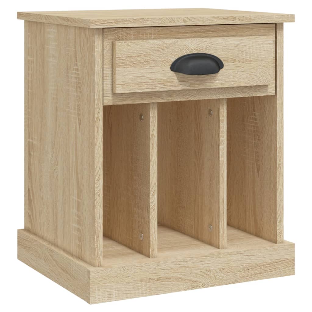 vidaXL Nachttische 2 Stk. Sonoma-Eiche 43x36x50 cm