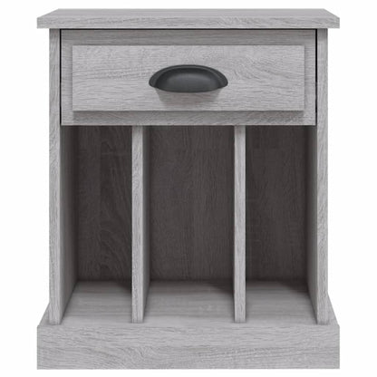 vidaXL Nachttische 2 Stk. Grau Sonoma 43x36x50 cm