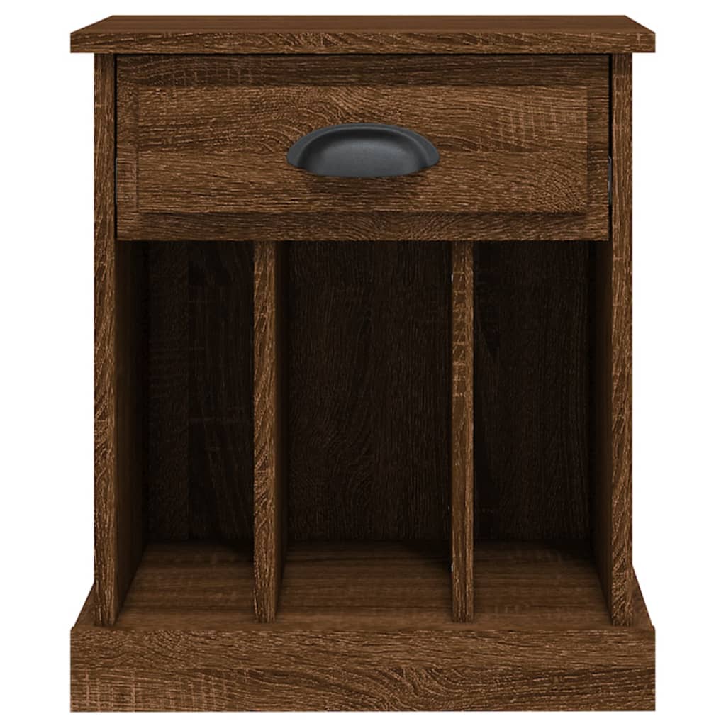 vidaXL Tables de chevet 2 pcs Aspect chêne marron 43x36x50 cm