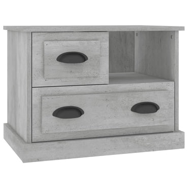 vidaXL Nachttisch Betongrau 60x39x45 cm