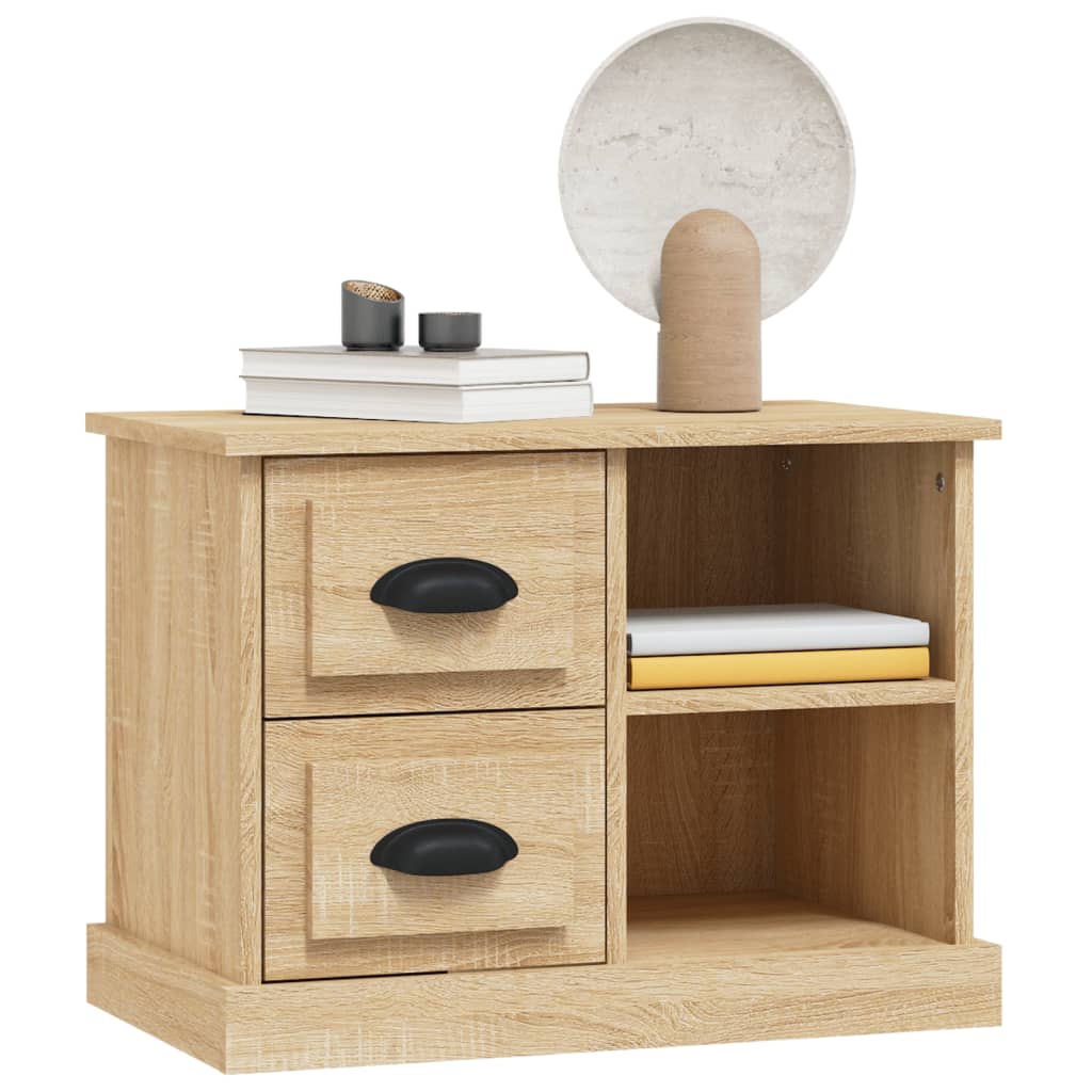 vidaXL Nachttisch Sonoma-Eiche 60x35,5x45 cm