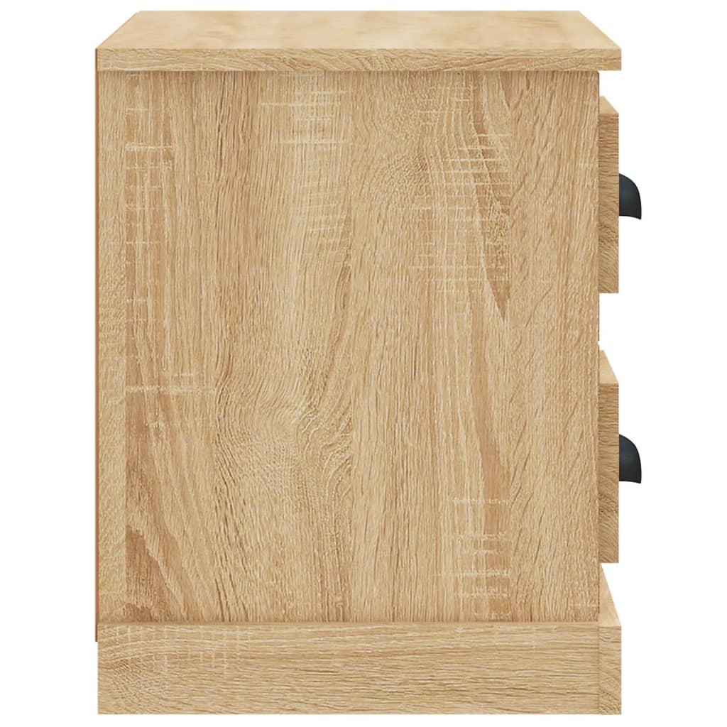 vidaXL Nachttisch Sonoma-Eiche 60x35,5x45 cm