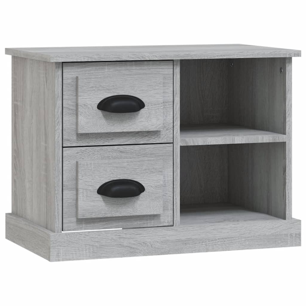 vidaXL Table de chevet Gris Sonoma 60x35,5x45 cm